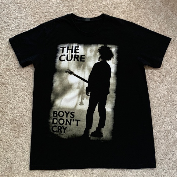 Bay Island Other - The Cure Boys Don’t Cry Soft Black Tee, M